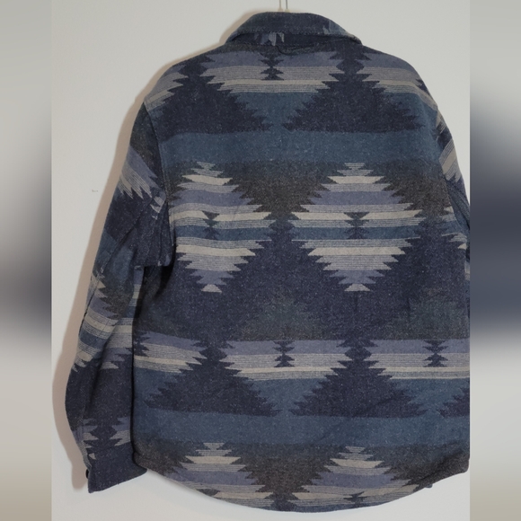 NWT Jachs Navy and Gray Geometric Jacket - Picture 3 of 3